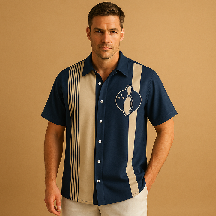 Ivy Manhattan | Bowling Print Polo Classic