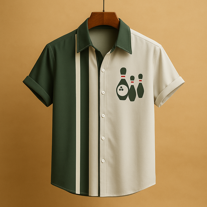 Ivy Manhattan | Bowling Print Polo Classic