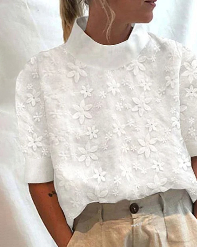 Jenny | EMBROIDERED BLOUSE WITH COLLAR