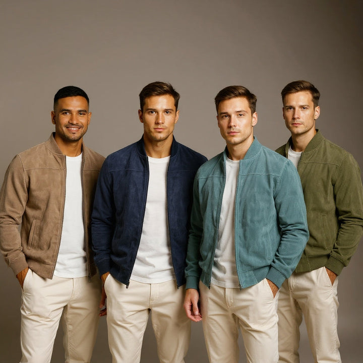 Ivy Manhattan | S SUEDE LEATHER BOMBER