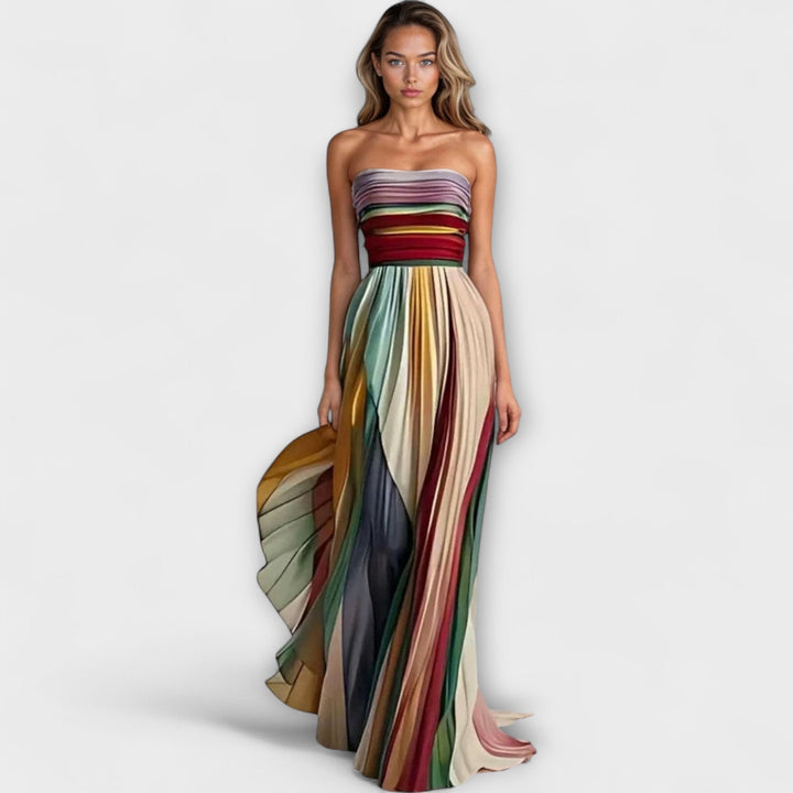 Ivy Manhattan | Flora - Long Dress Made from Premium Fabric