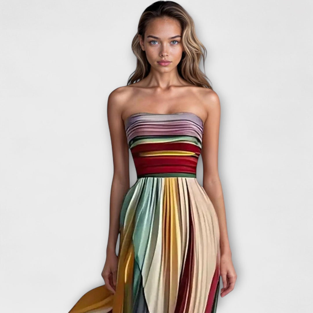 Ivy Manhattan | Flora - Long Dress Made from Premium Fabric