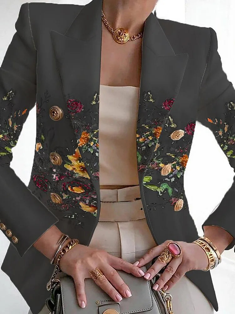 Tiffany | Women's Long Sleeve Floral Blazer