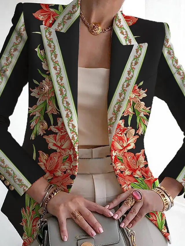 Tiffany | Women's Long Sleeve Floral Blazer