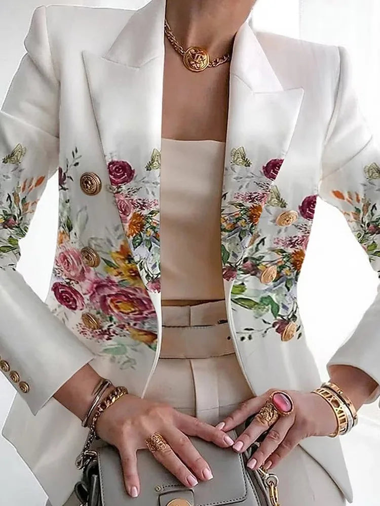 Tiffany | Women's Long Sleeve Floral Blazer