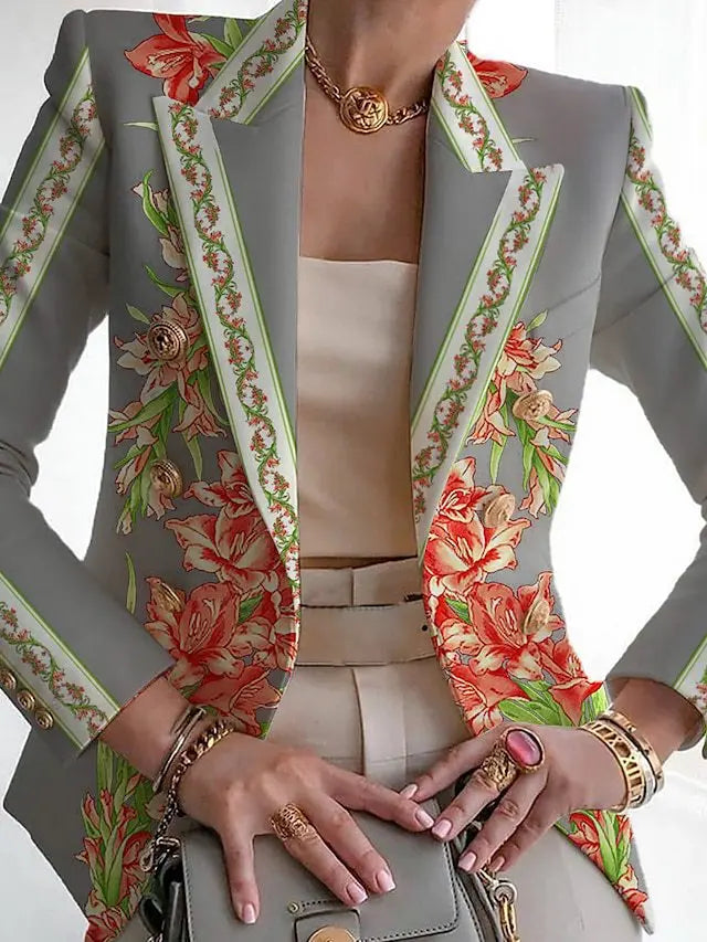 Tiffany | Women's Long Sleeve Floral Blazer