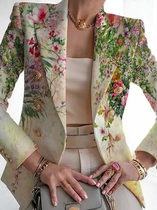 Tiffany | Women's Long Sleeve Floral Blazer