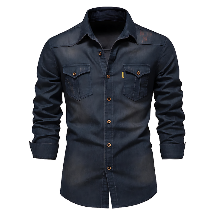 Ivy Manhattan | SLIM DENIM SHIRT