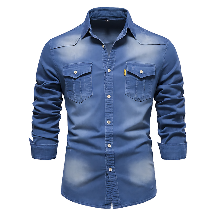 Ivy Manhattan | SLIM DENIM SHIRT