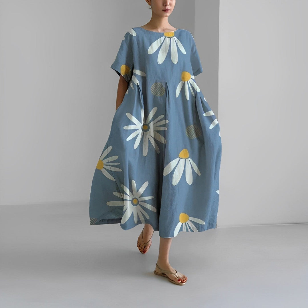 Retro Big Swing Loose Maxi Dress